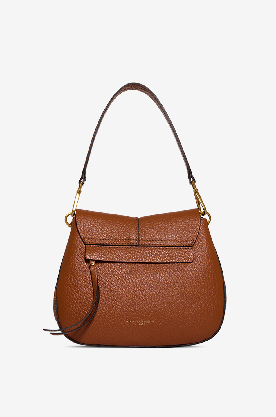 GIANNI CHIARINI Sac à main en cuir bovin Helena Round Femme MARRON MOYEN 3