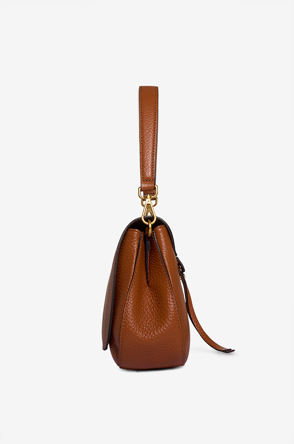 GIANNI CHIARINI Sac à main en cuir bovin Helena Round Femme MARRON MOYEN 4