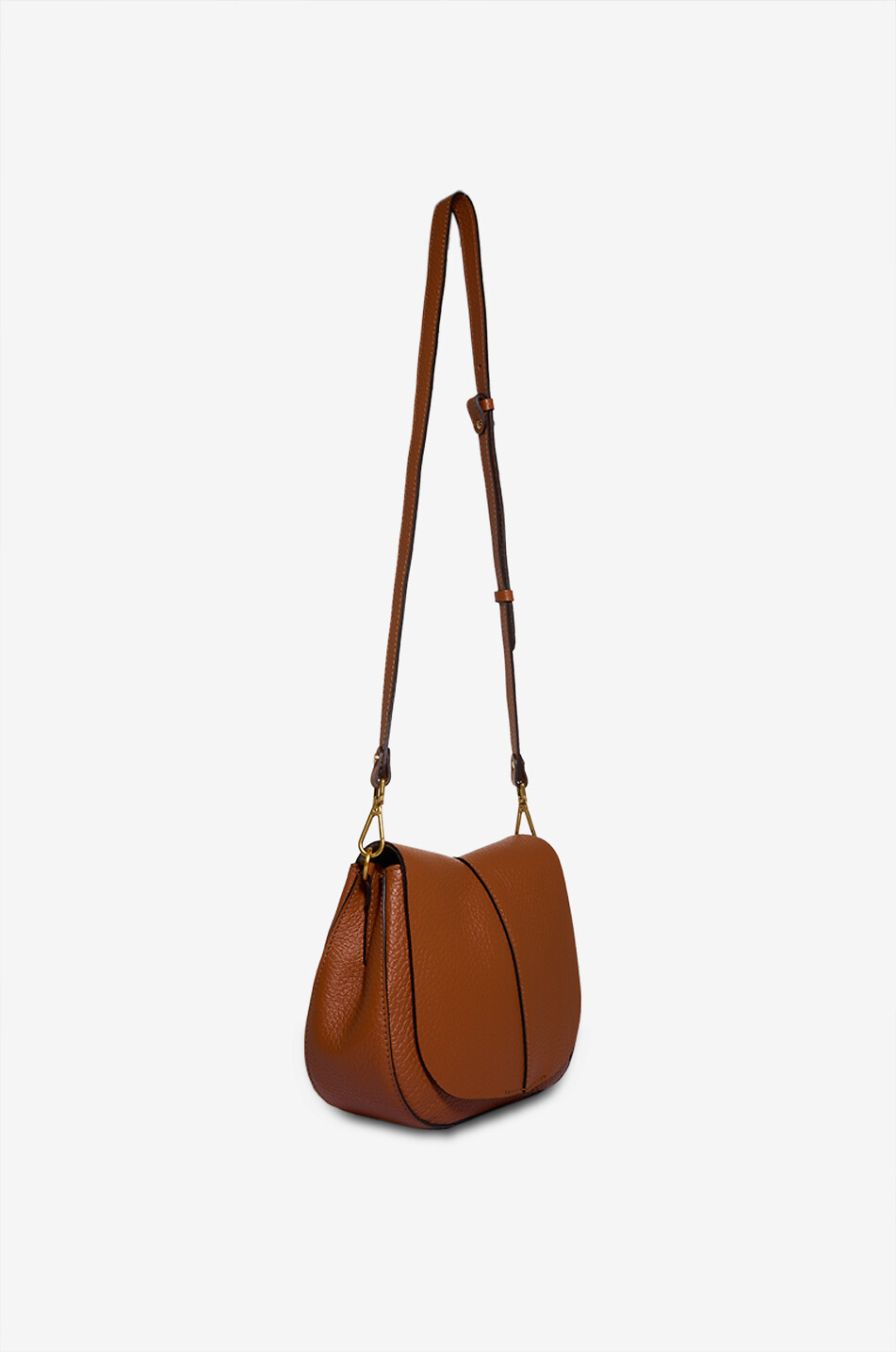GIANNI CHIARINI Sac à main en cuir bovin Helena Round Femme MARRON MOYEN 5