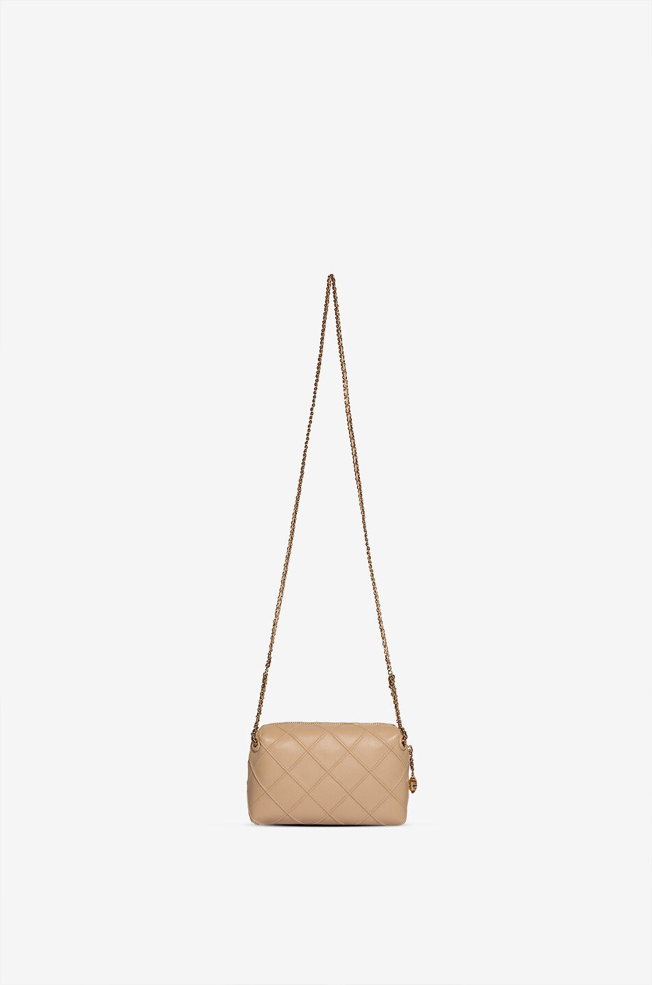 TORY BURCH Sac porté épaule en cuir nappa Fleming Soft Femme BLANC CASSE 3
