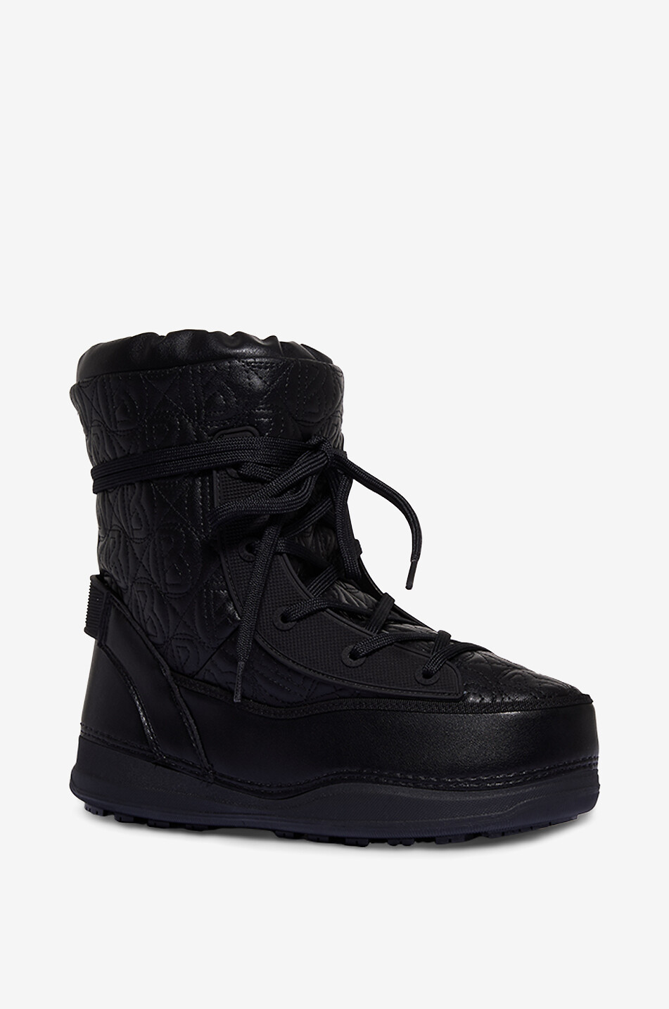 BOGNER Après-Ski-Schuhe aus Leder Chamonix Damen SCHWARZ 1