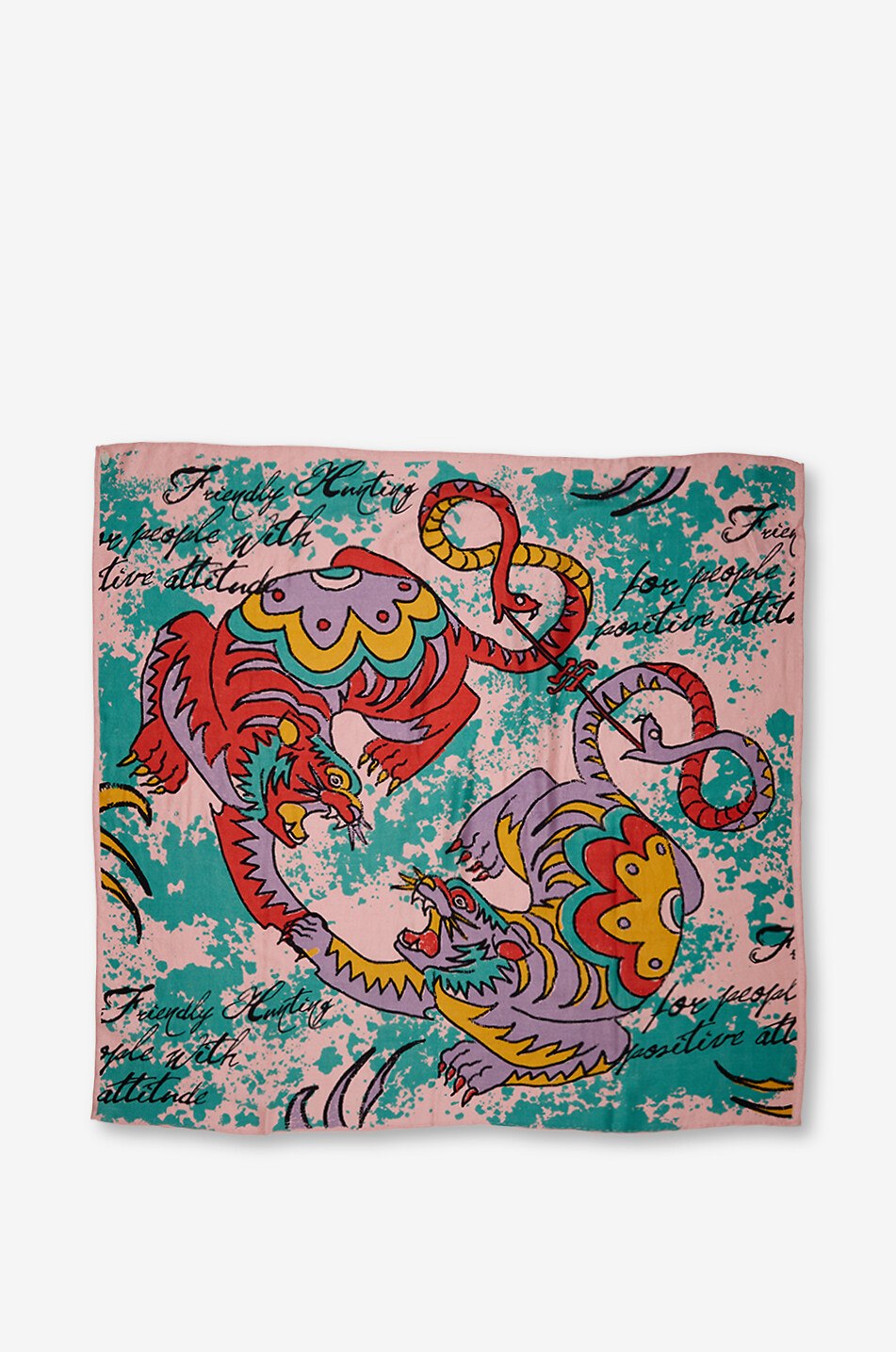 Carré en soie Midicube Lucky