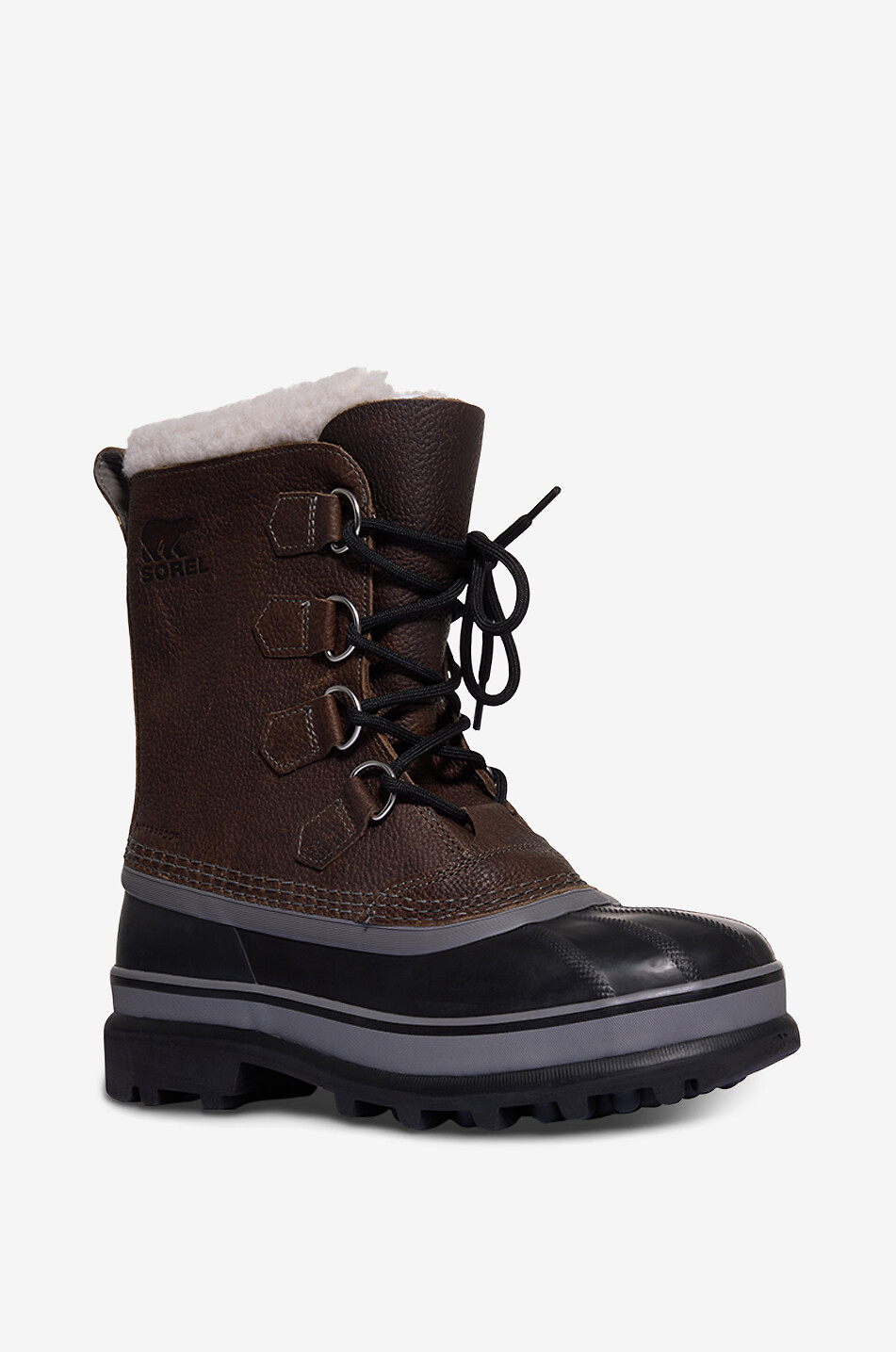 Caribou leather snow boots