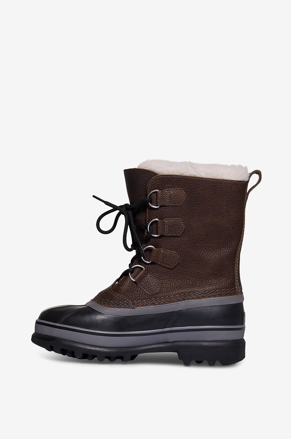 Caribou leather snow boots