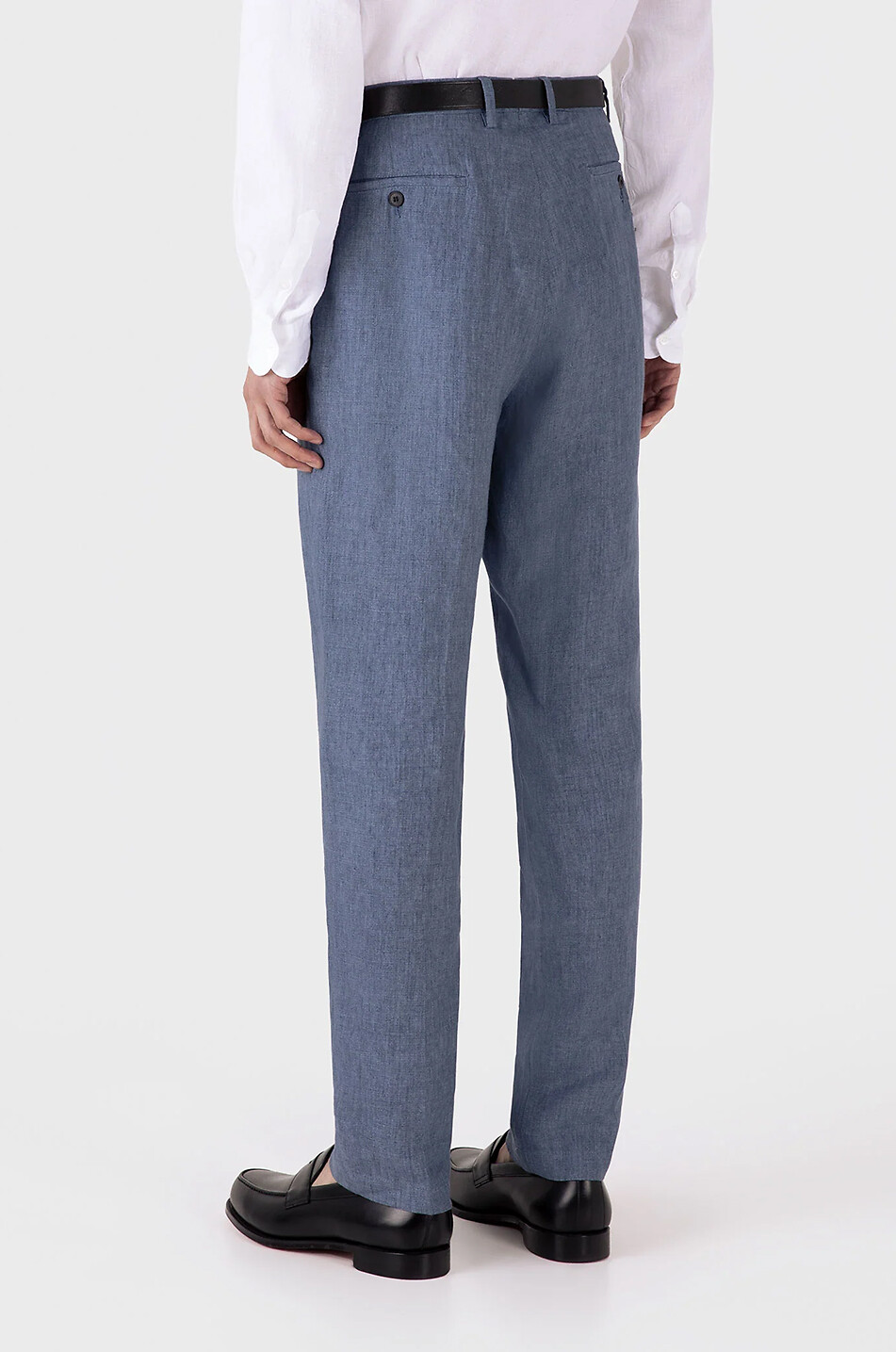 SUNSPEL Bundfaltenhose aus Leinen Herren BLAU 3