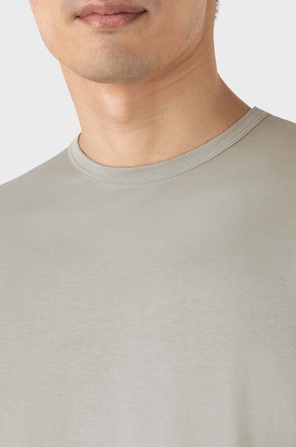 SUNSPEL Classic short-sleeved crewneck T-shirt Men LIGHT GREEN 5