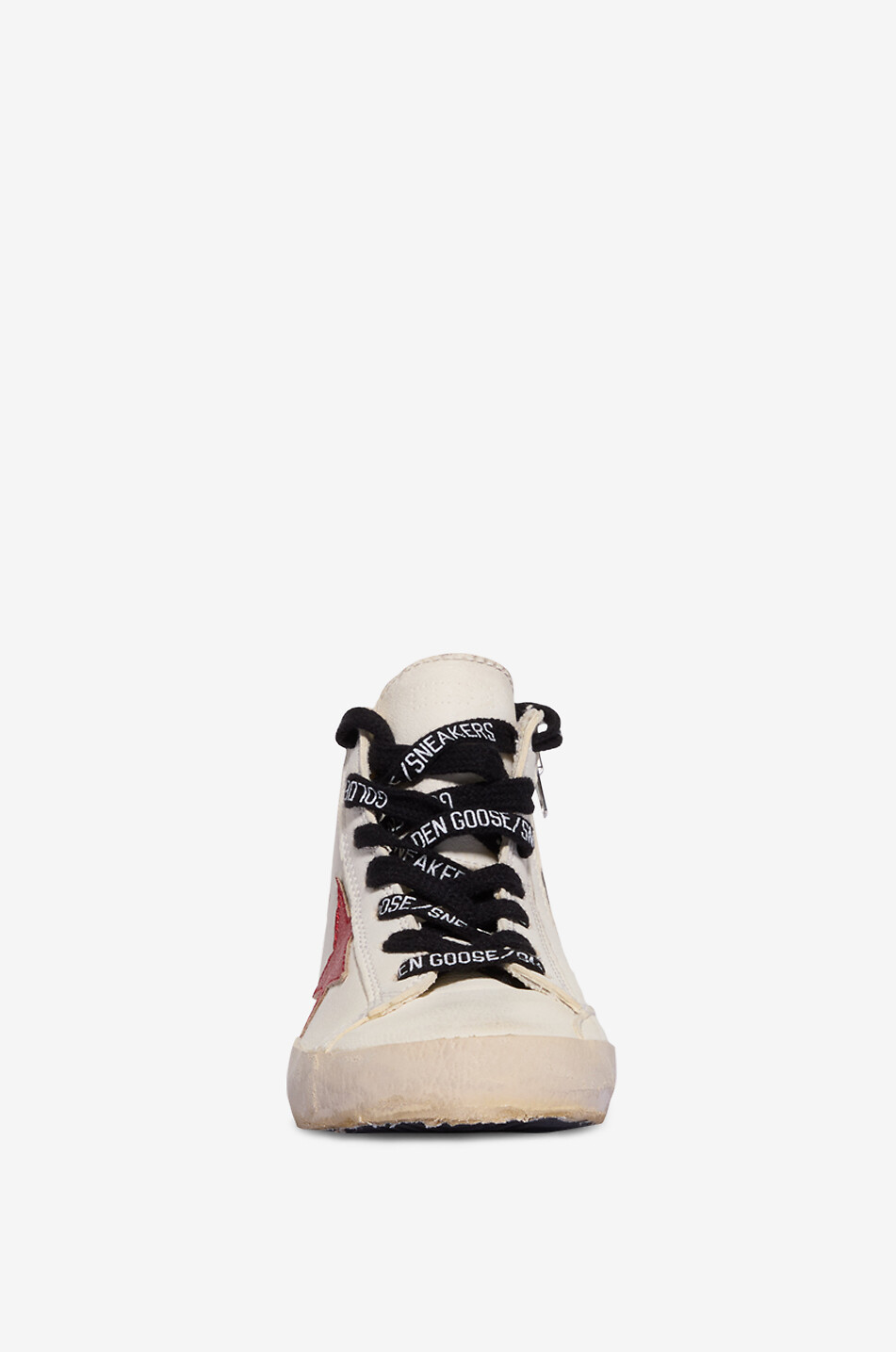 Francy boys' leather high-top sneakers