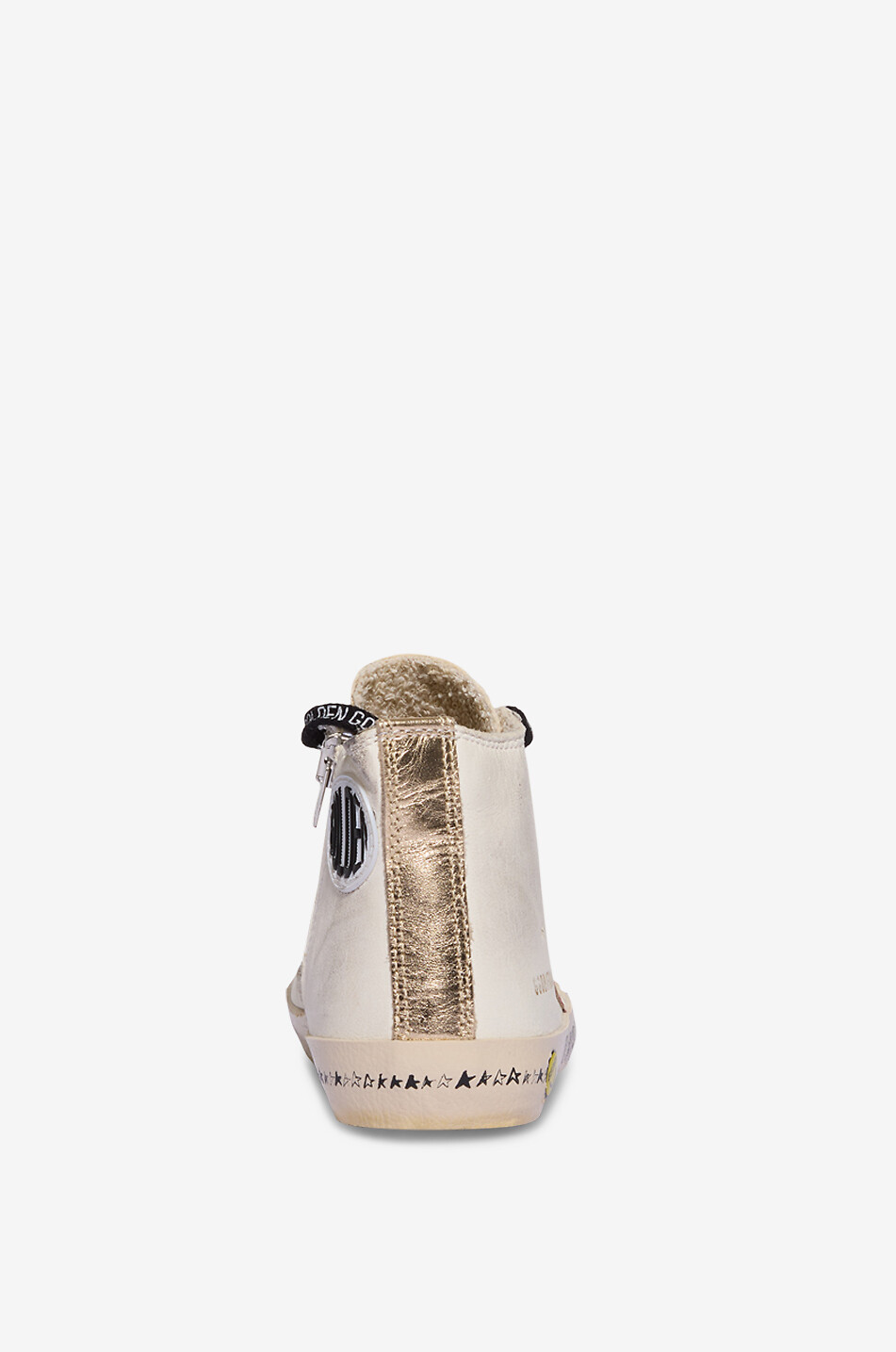 Francy boys' leather high-top sneakers