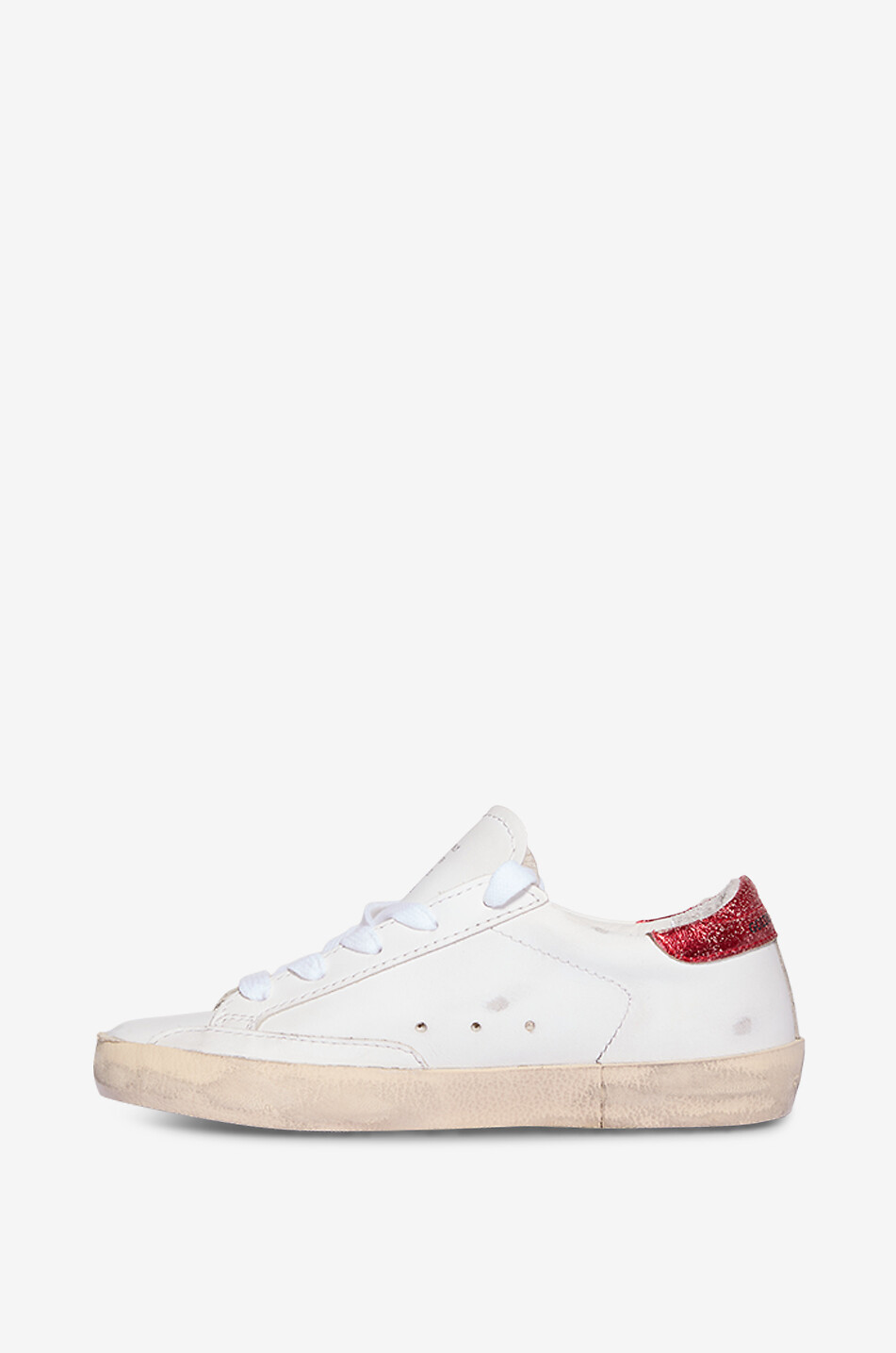 Super-Star boys' leather low-top sneakers