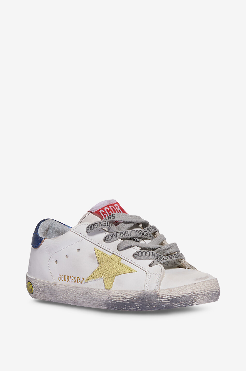 Super-Star boys' leather low-top sneakers