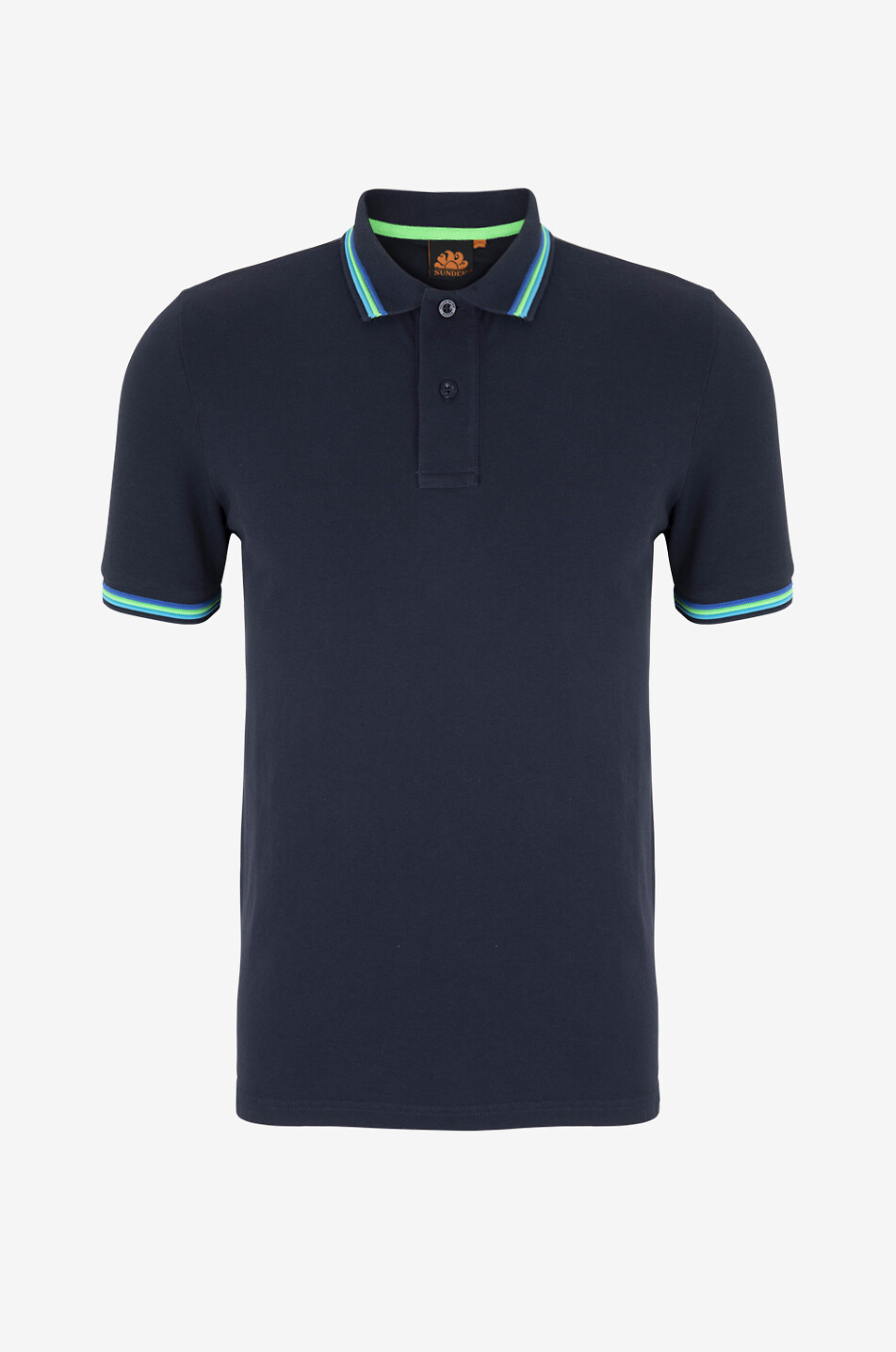 Brice stripe detail polo shirt