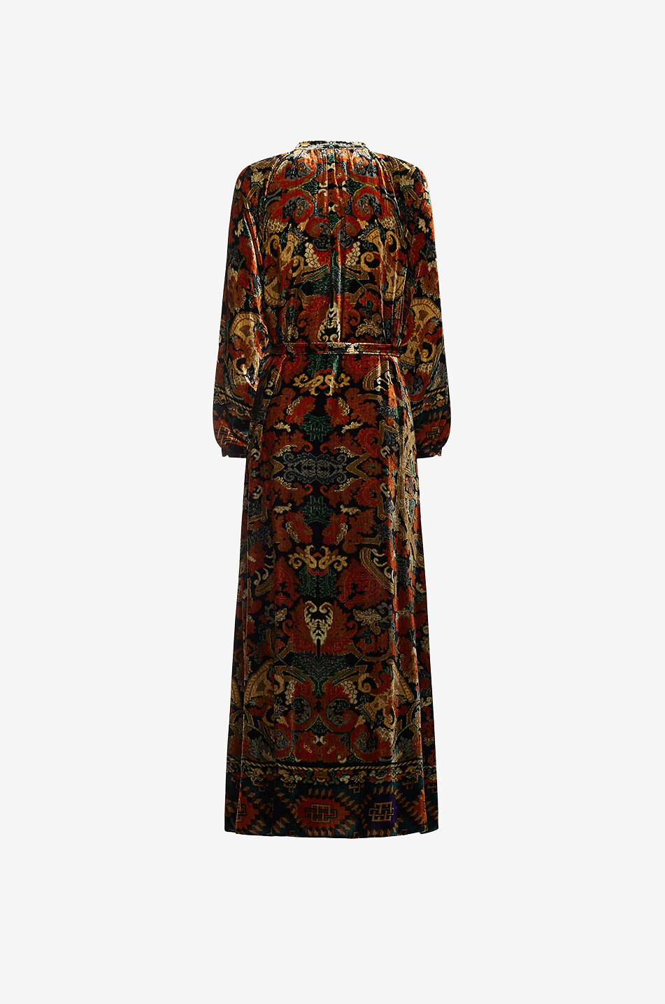 PIERRE LOUIS MASCIA Robe chemise longue en velours Kanada Klim Femme VIOLET FONCÉ 2