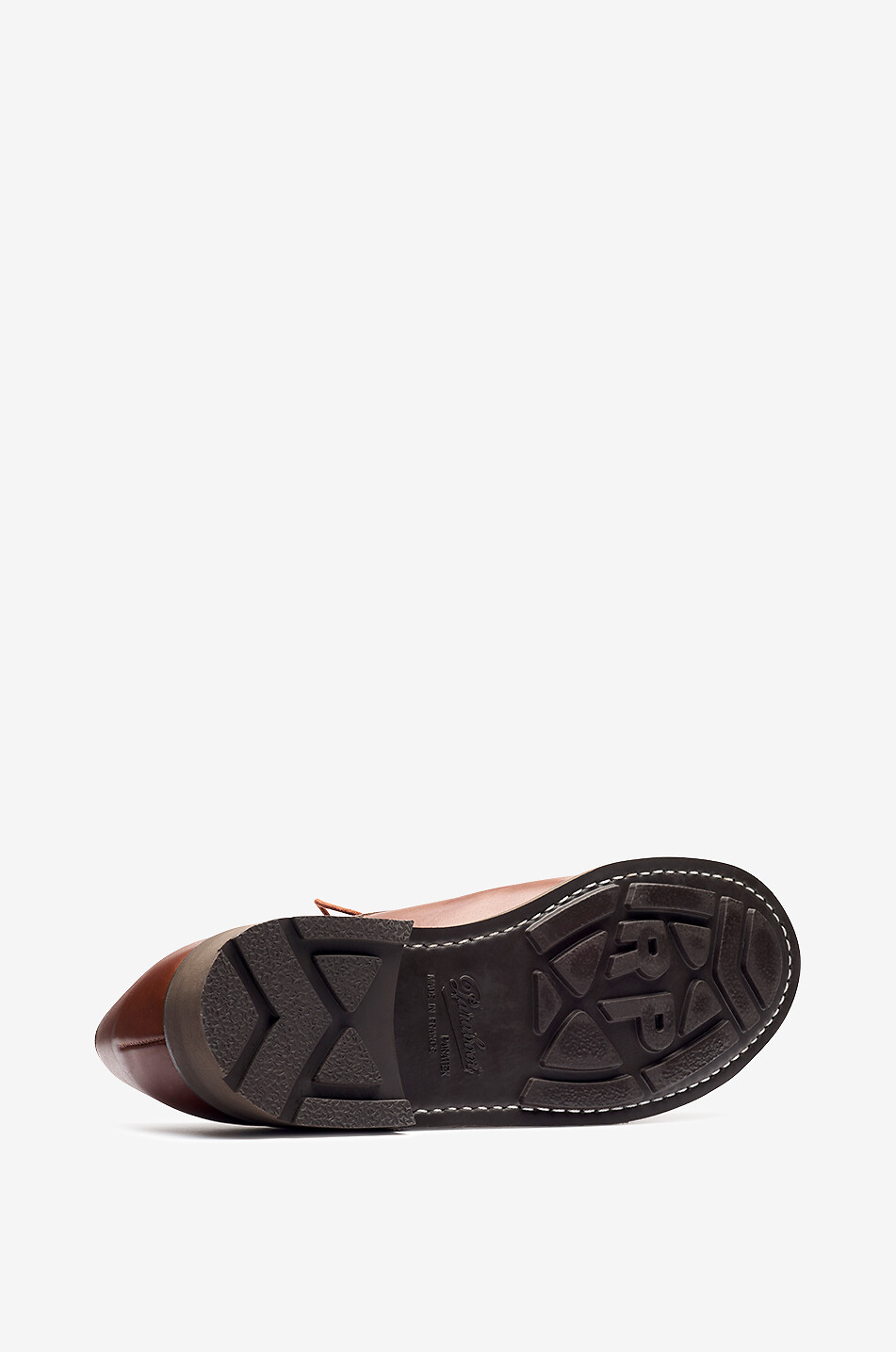 PARABOOT Derbies en cuir lisse Chambord Homme MARRON 5