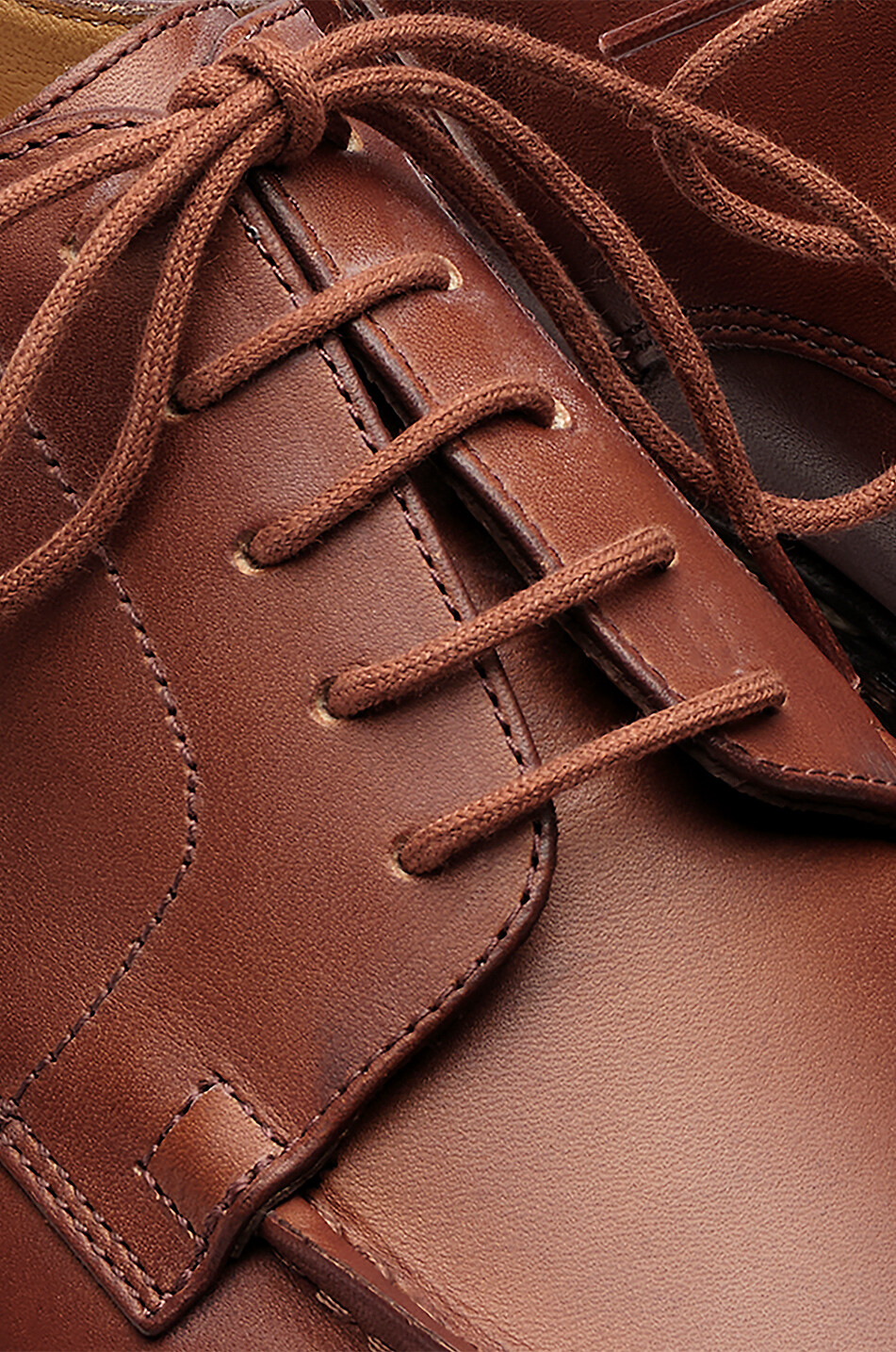 PARABOOT Derbies en cuir lisse Chambord Homme MARRON 6