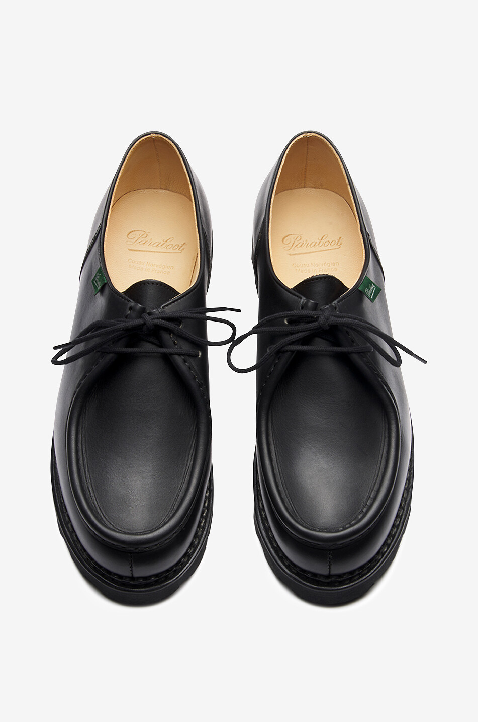 PARABOOT Michael smooth-leather lace-up shoes Men BLACK 4