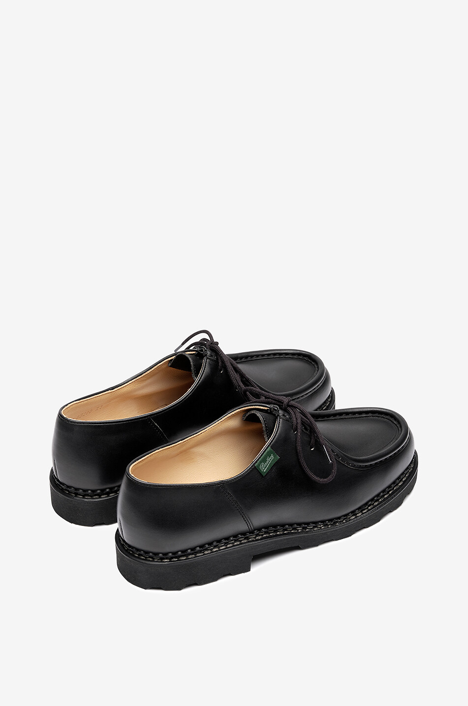 PARABOOT Michael smooth-leather lace-up shoes Men BLACK 5