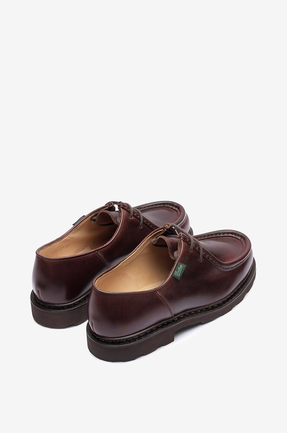 PARABOOT Glattleder-Schnürschuhe Michael Herren DUNKELBRAUN 4