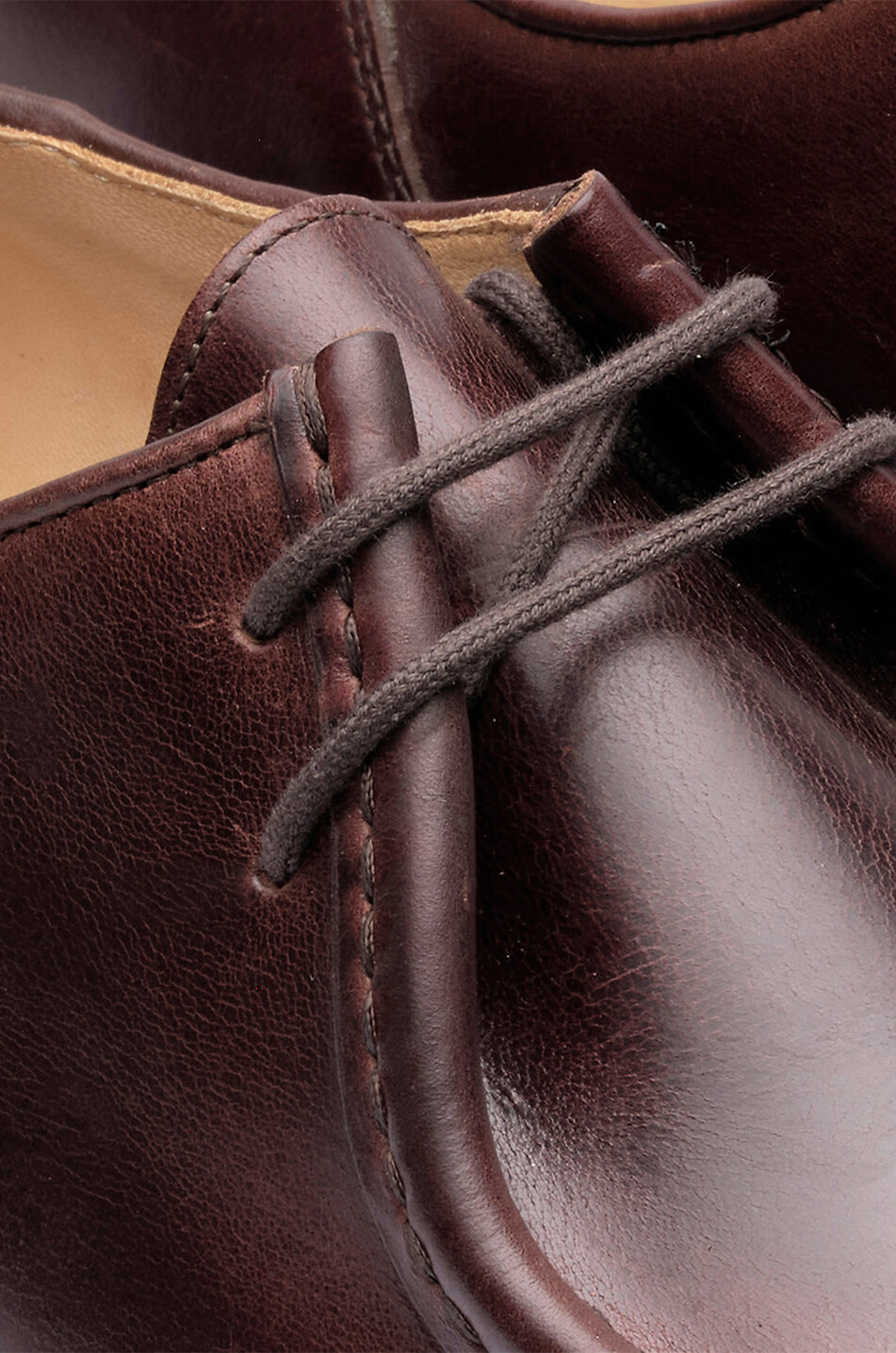 PARABOOT Glattleder-Schnürschuhe Michael Herren DUNKELBRAUN 6