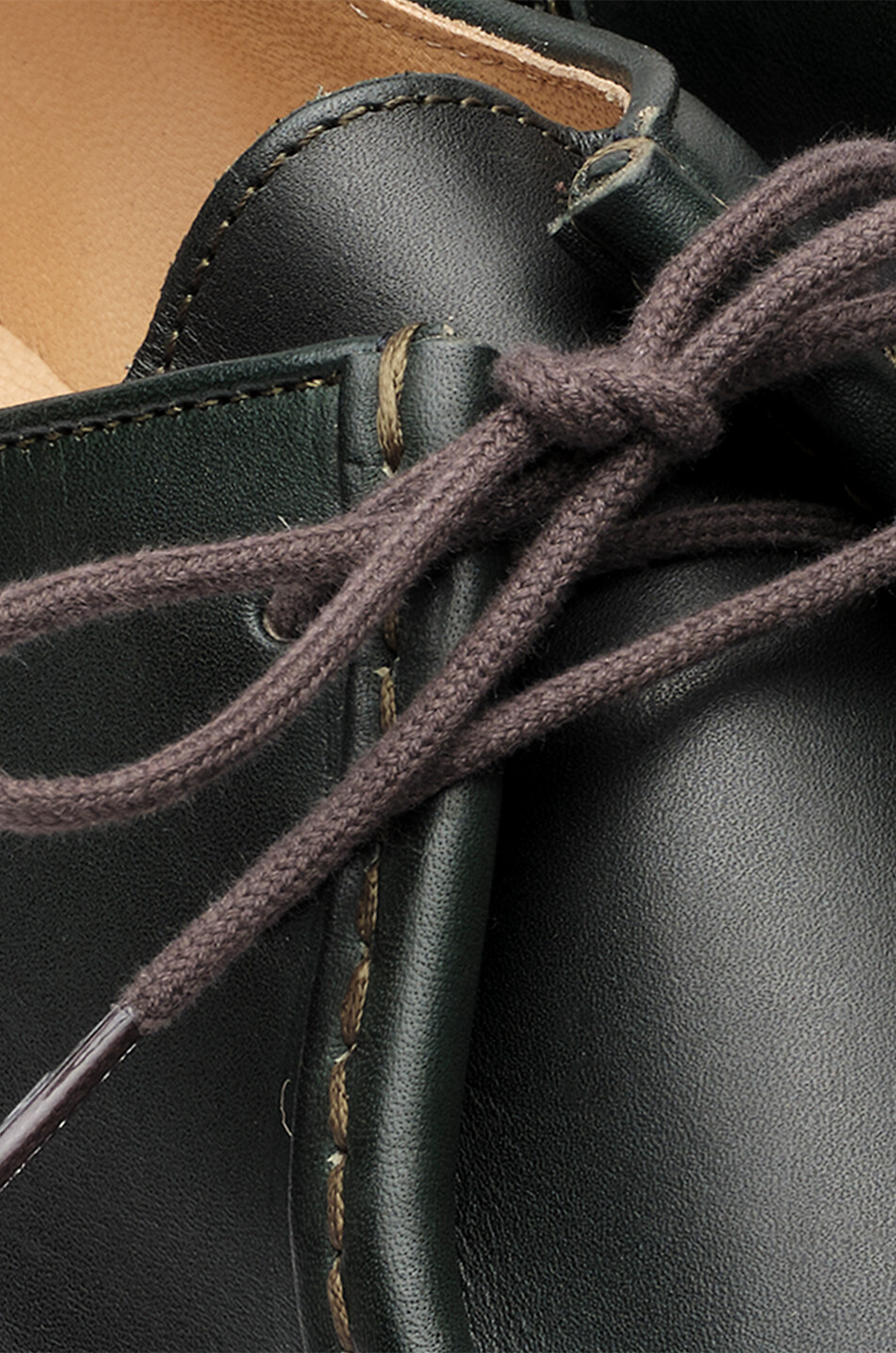 PARABOOT Glattleder-Schnürschuhe Michael Herren GRÜN 6