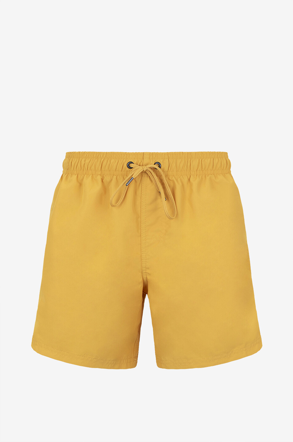 SUNDEK Short de bain uni à rayures tricolores Homme JAUNE MOYEN 1