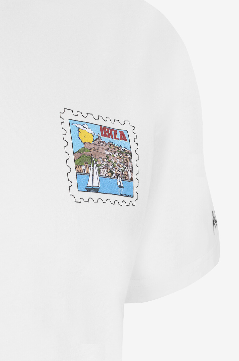 Kurzärmeliges T-Shirt aus Baumwolle Ibiza