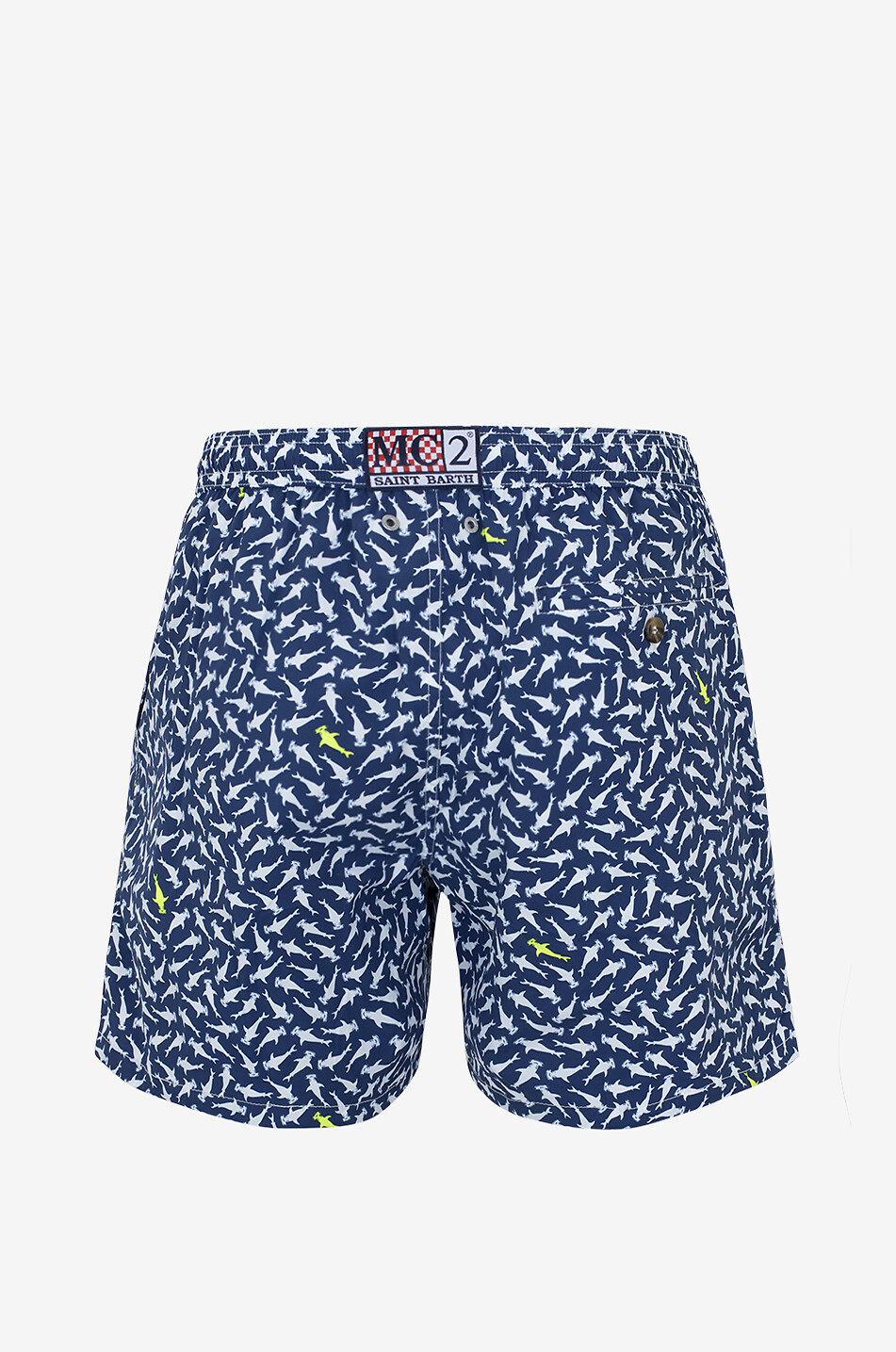 MC2 SAINT BARTH Comfort Light Hammerhead Shark swim shorts Men DARK BLUE 2