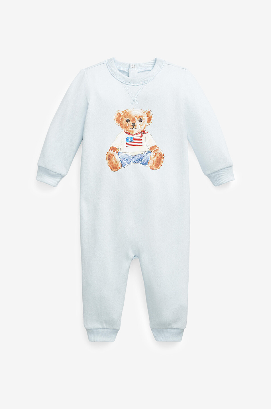 Grenouillère bébé en molleton American Polo Bear