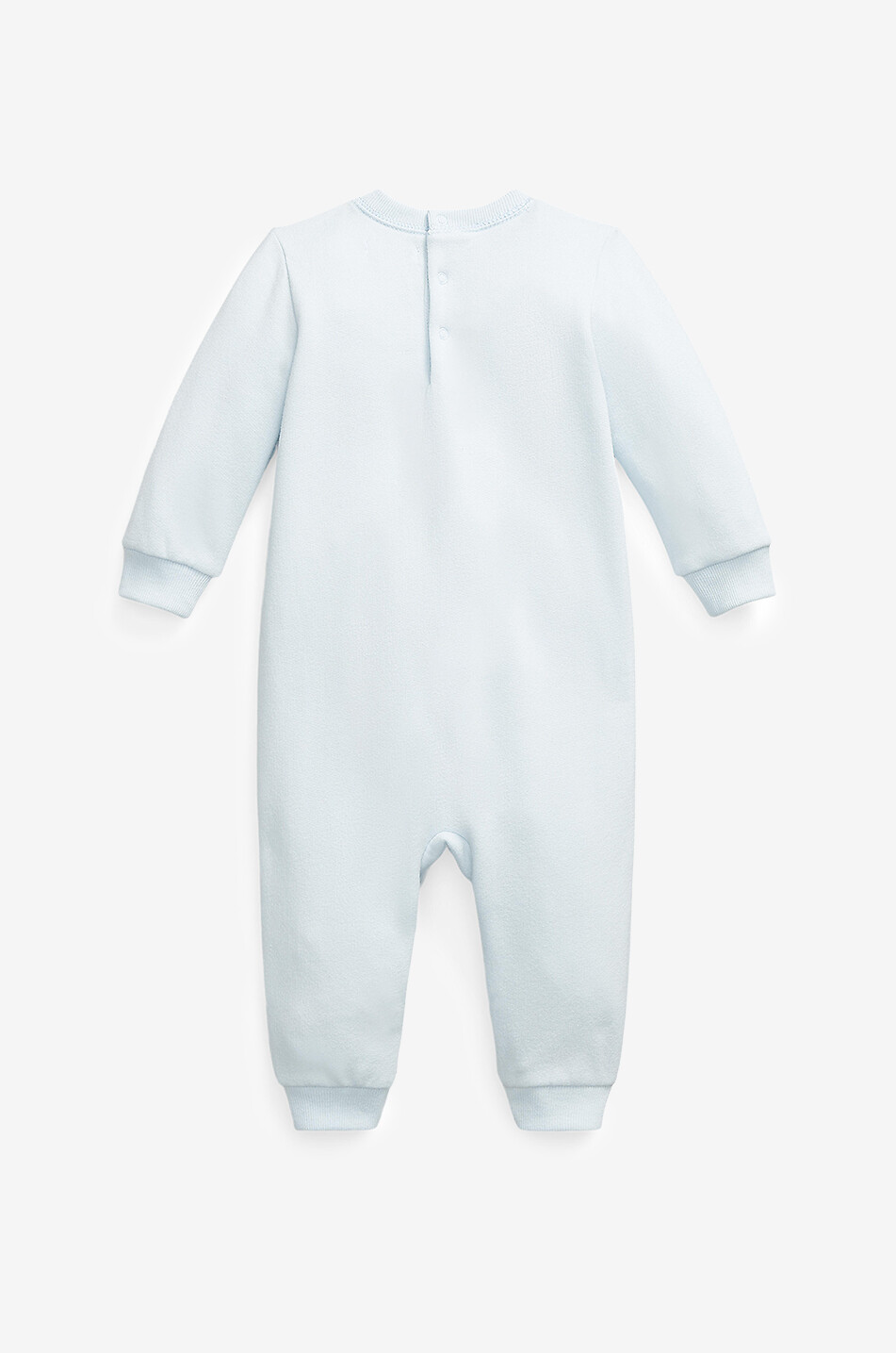 POLO RALPH LAUREN Grenouillère bébé en molleton American Polo Bear Bébé BLEU CLAIR 2