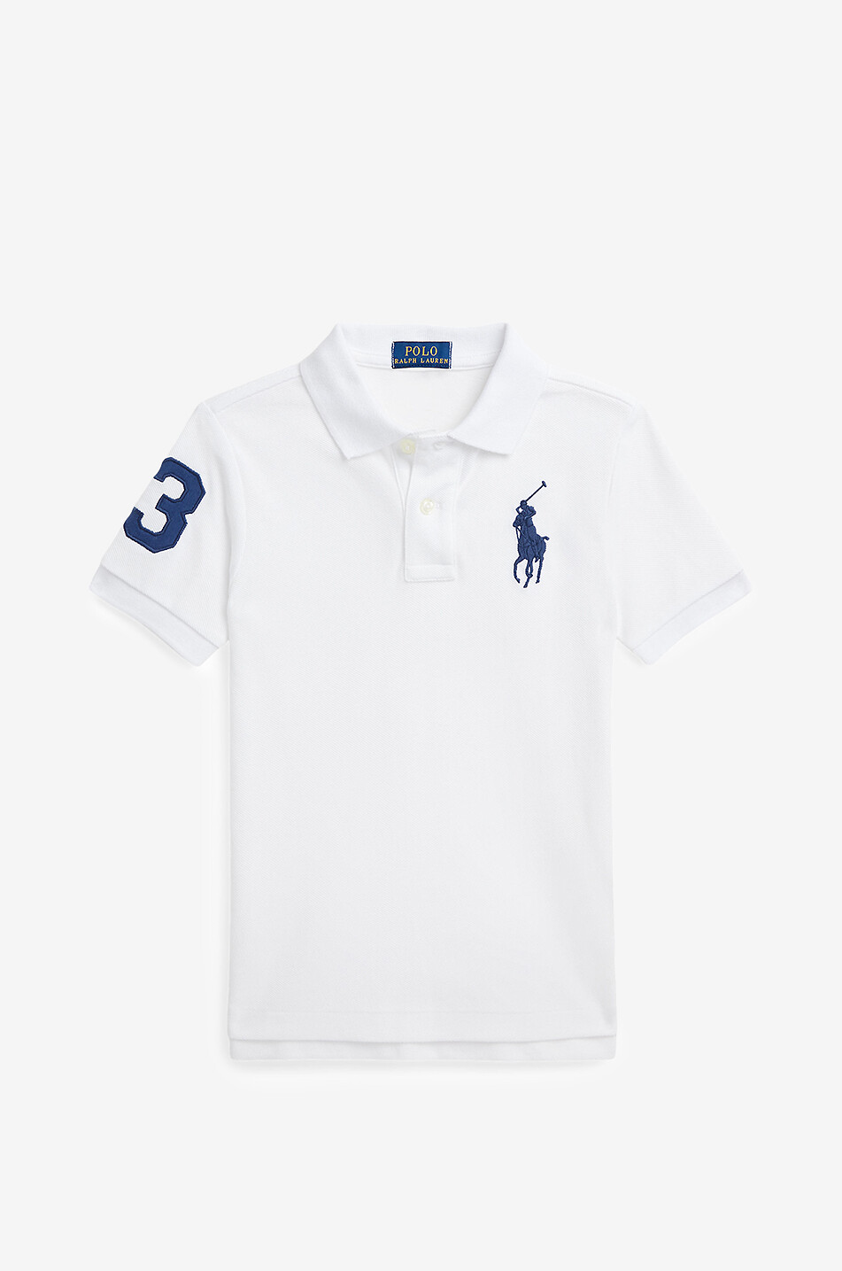 POLO RALPH LAUREN Big Pony boys' short-sleeved polo shirt Boy WHITE 1