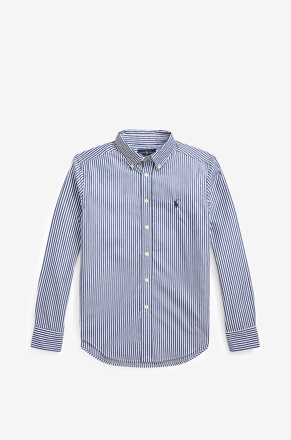 Pony long-sleeved striped boys' poplin shirt
