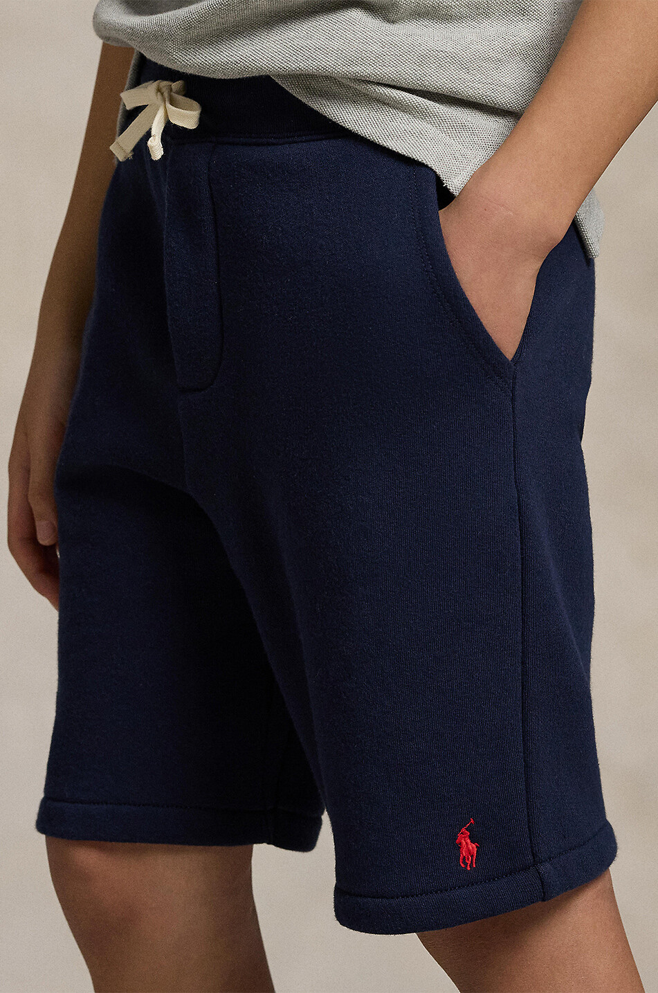 POLO RALPH LAUREN Pony boys' sweat shorts Boy DARK BLUE 5