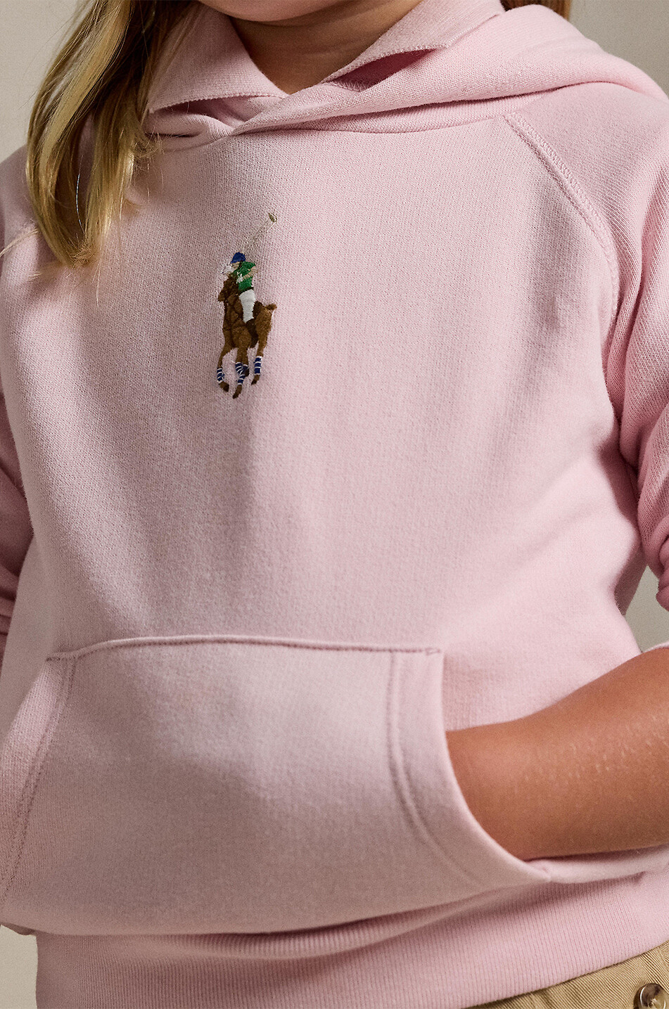 POLO RALPH LAUREN Sweat-shirt à capuche fille Pony Fille ROSE 4