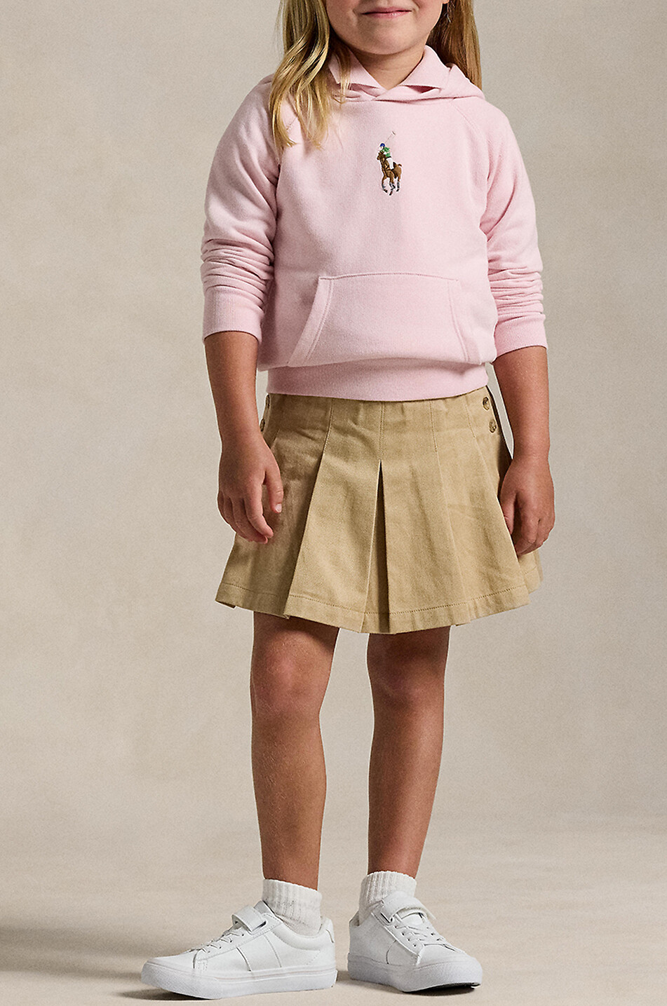 POLO RALPH LAUREN Sweat-shirt à capuche fille Pony Fille ROSE 5