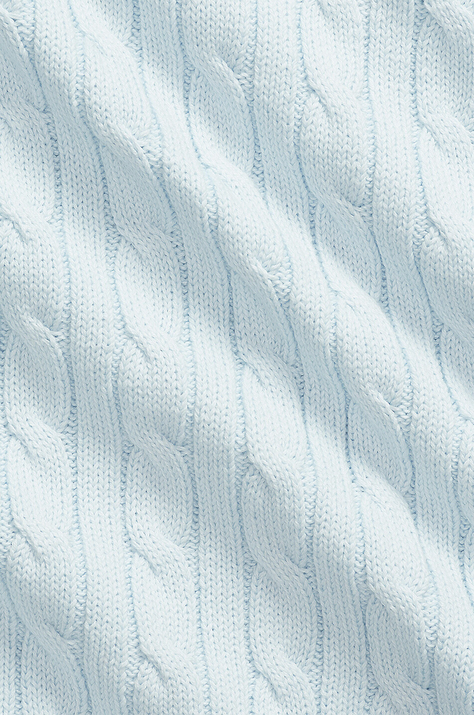 POLO RALPH LAUREN Couverture bébé en maille torsadée Bébé BLEU CLAIR 2