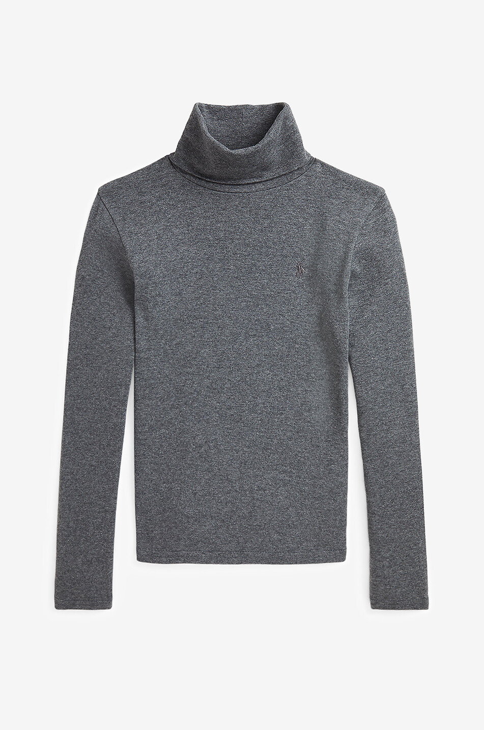 POLO RALPH LAUREN Ribbed turtleneck boys' T-shirt Boy GREY 2