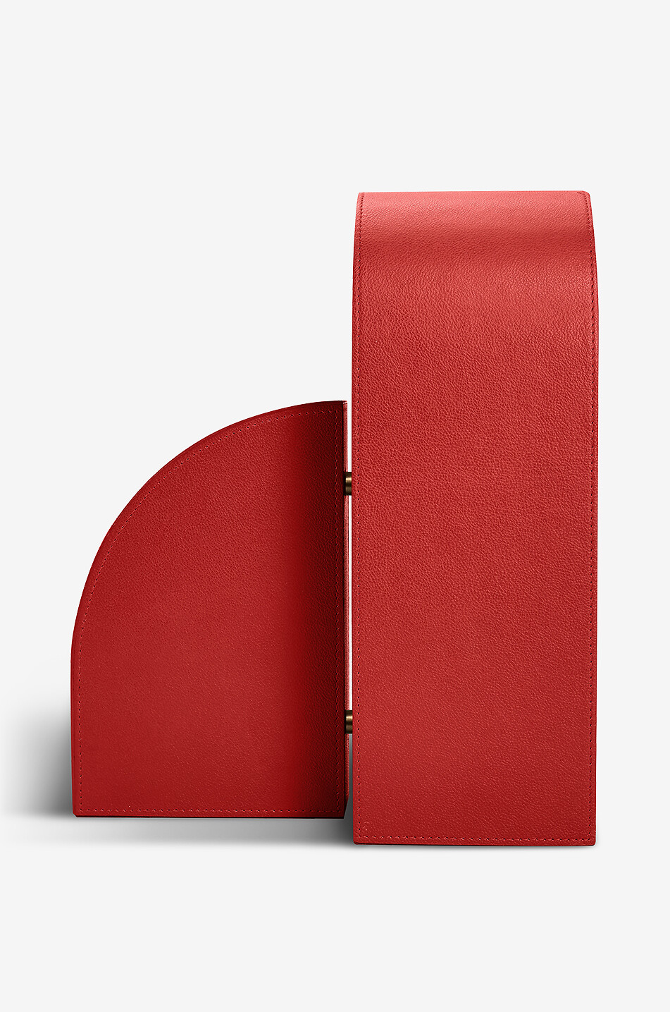 ASSOULINE Cubist leather bookend - Lefthand side Home RED 1