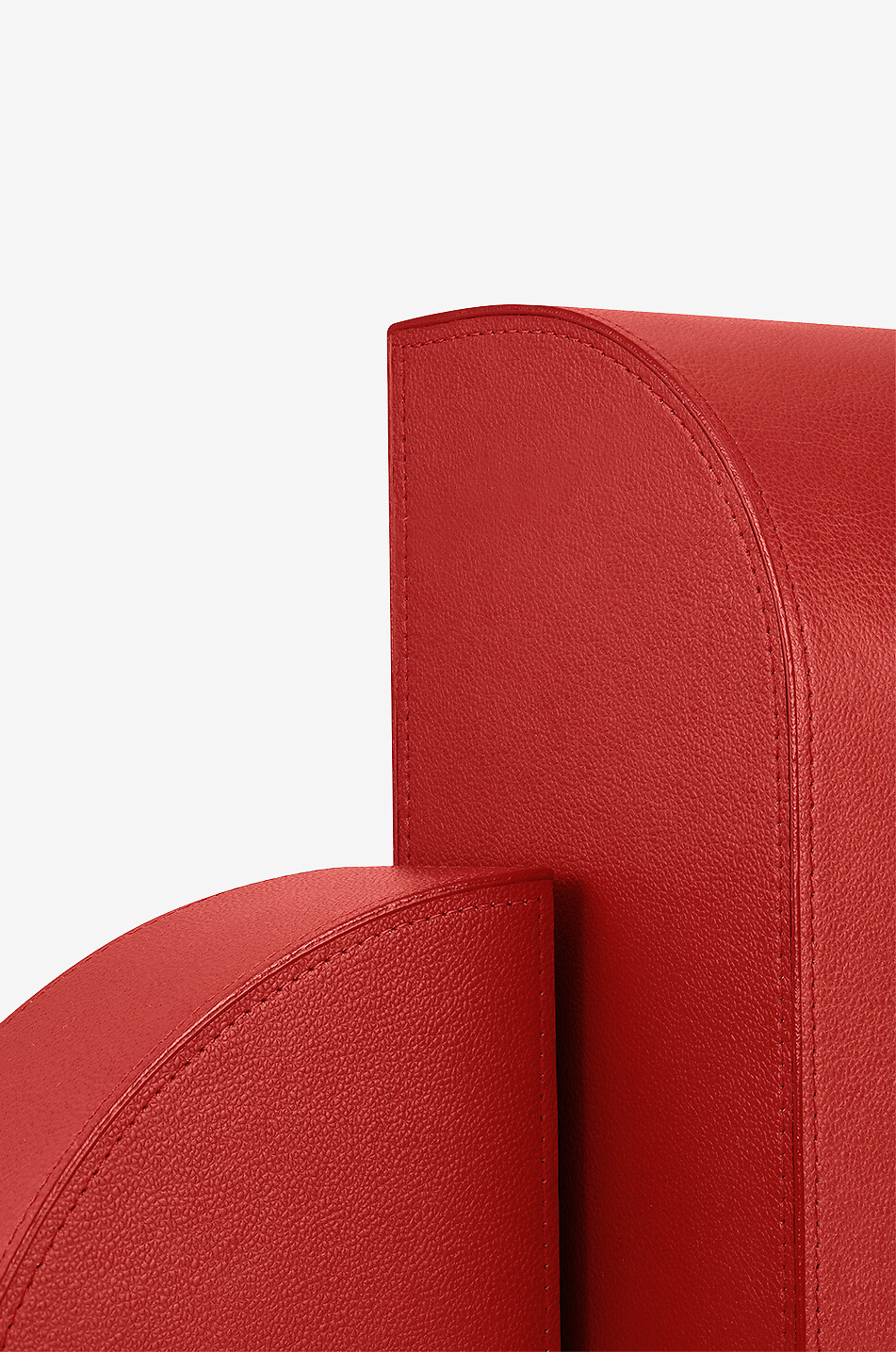 ASSOULINE Cubist leather bookend - Lefthand side Home RED 3