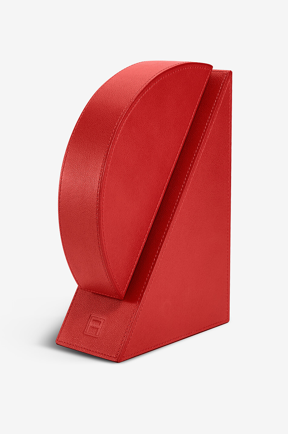 ASSOULINE Cubist leather bookend - Righthand side Home RED 4