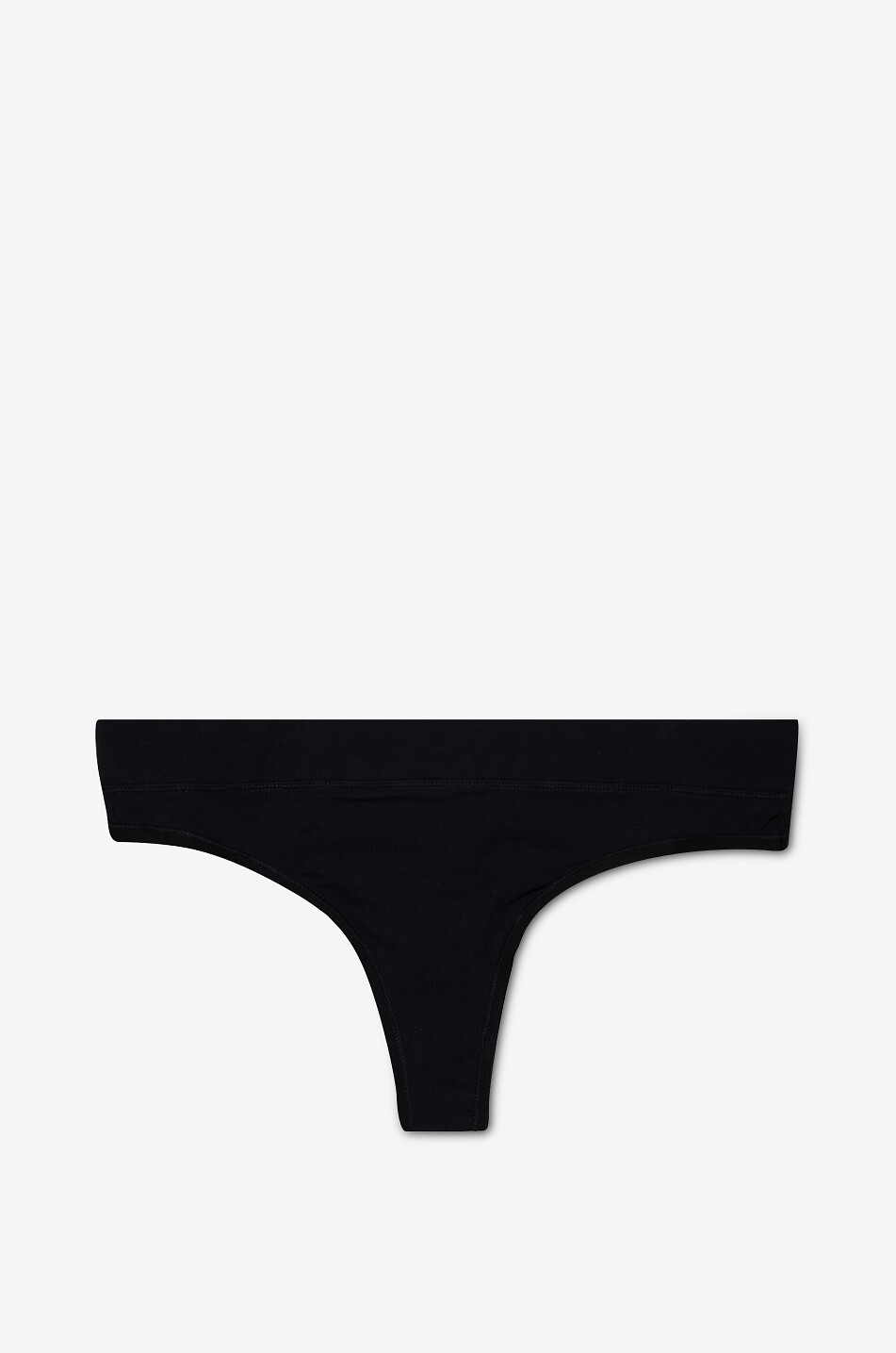 ORGANIC BASICS String en coton biologique Femme NOIR 1