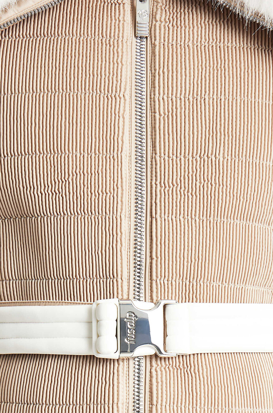 FUSALP Doudoune de ski courte en tissu technique Gitu Femme Beige clair 6