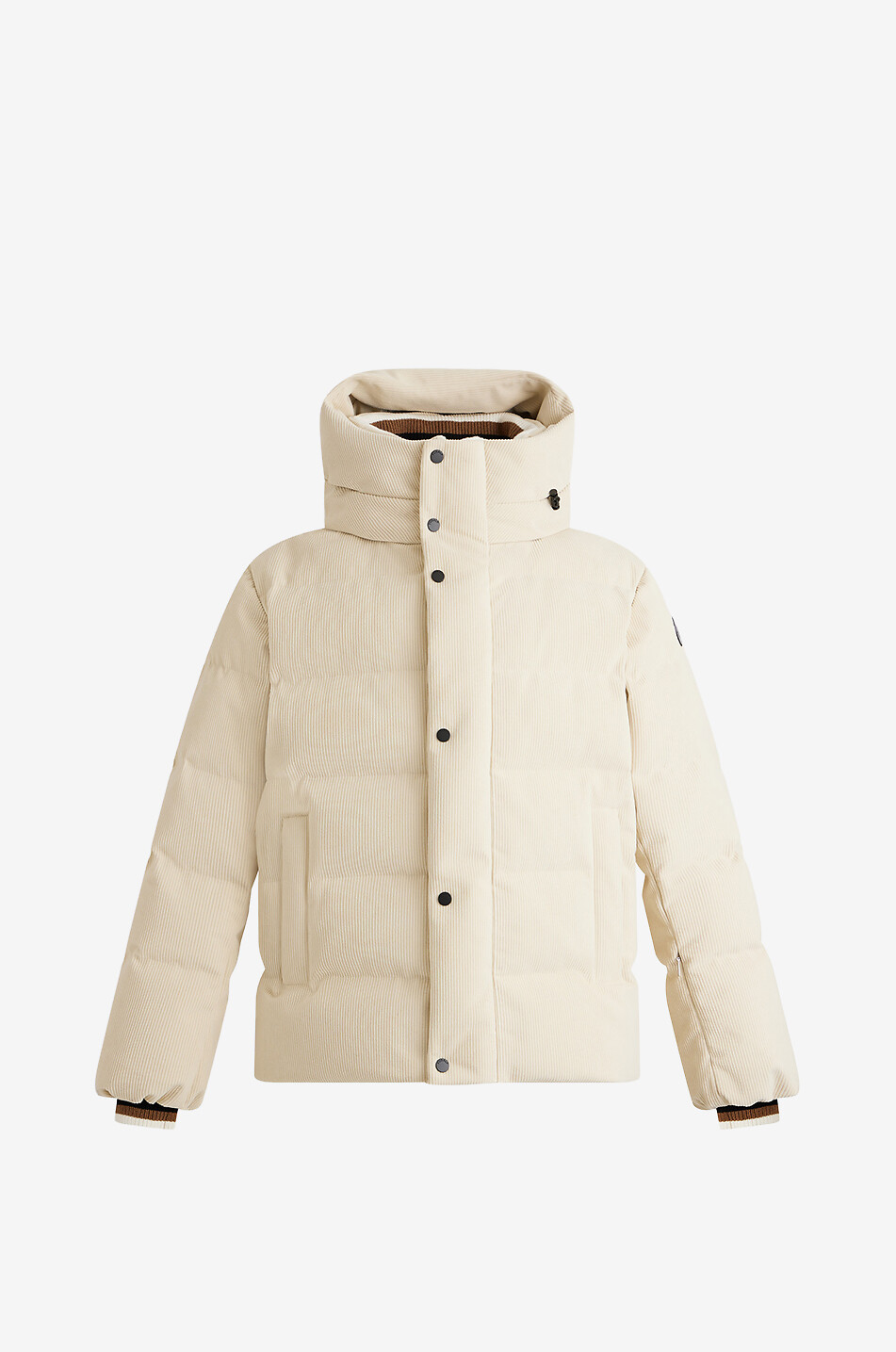 FUSALP Kurze Steppjacke aus Cordsamt Atila Velvet Herren CREMEFARBEN 1