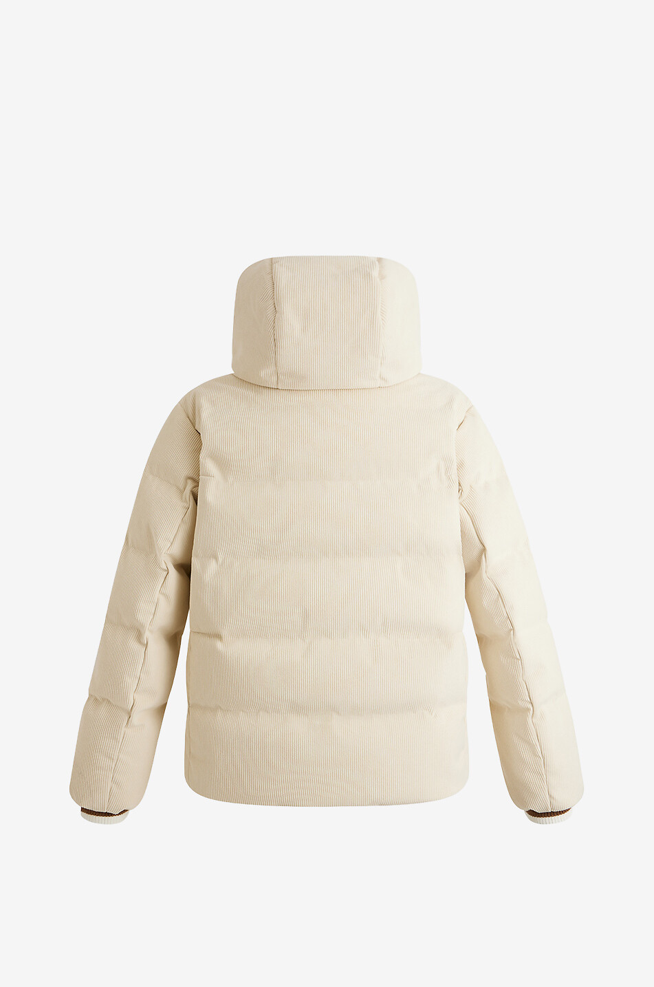 FUSALP Kurze Steppjacke aus Cordsamt Atila Velvet Herren CREMEFARBEN 2