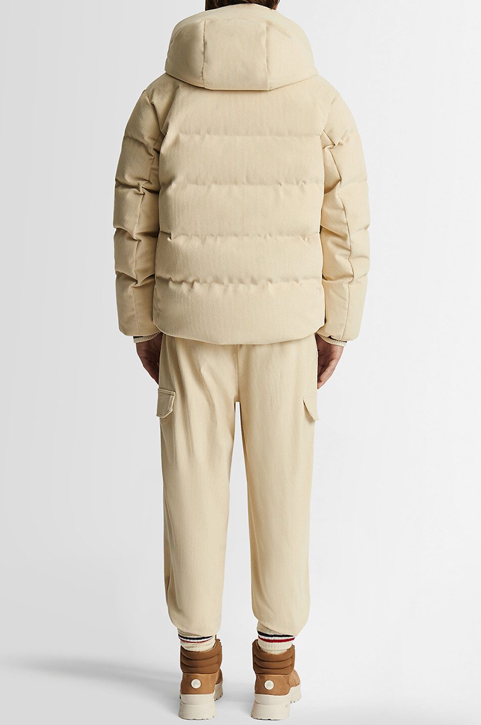 FUSALP Kurze Steppjacke aus Cordsamt Atila Velvet Herren CREMEFARBEN 5