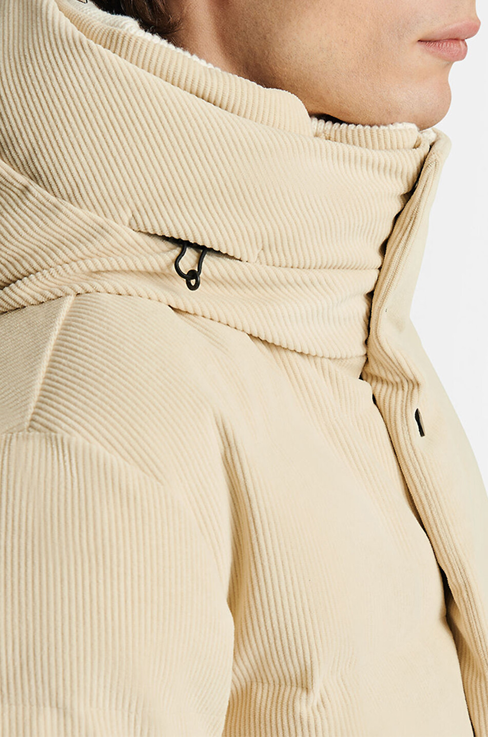 FUSALP Kurze Steppjacke aus Cordsamt Atila Velvet Herren CREMEFARBEN 6