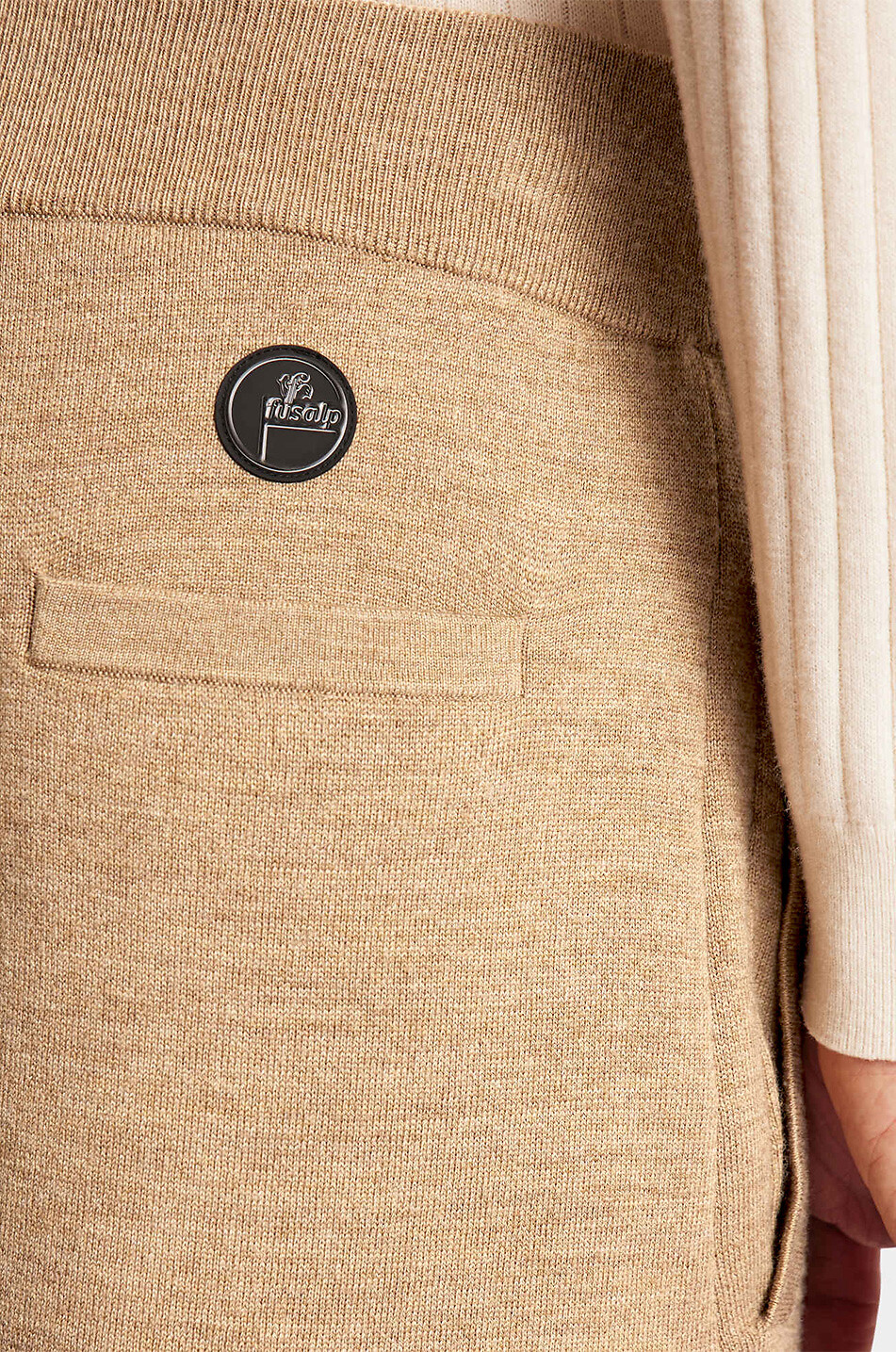 FUSALP Pantalon de jogging en maille de laine mélangée Gaston Homme BEIGE 6