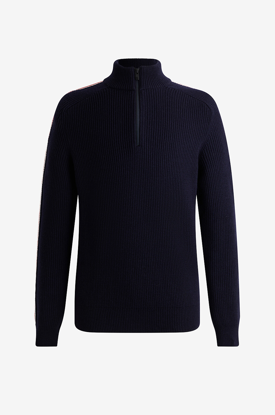 Dorianau high-neck zip knitted pullover