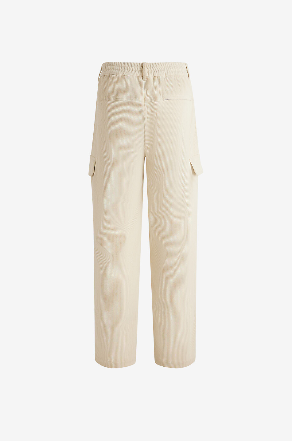 FUSALP Anilo Velvet corduroy cargo ski trousers Men EGGSHELL 2