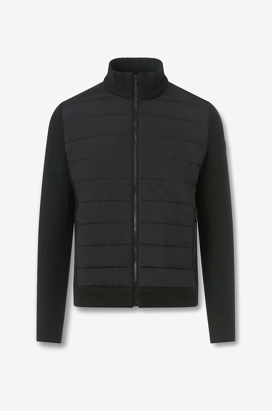 FUSALP Lissandre fleece and nylon lightweight jacket Men BLACK 1