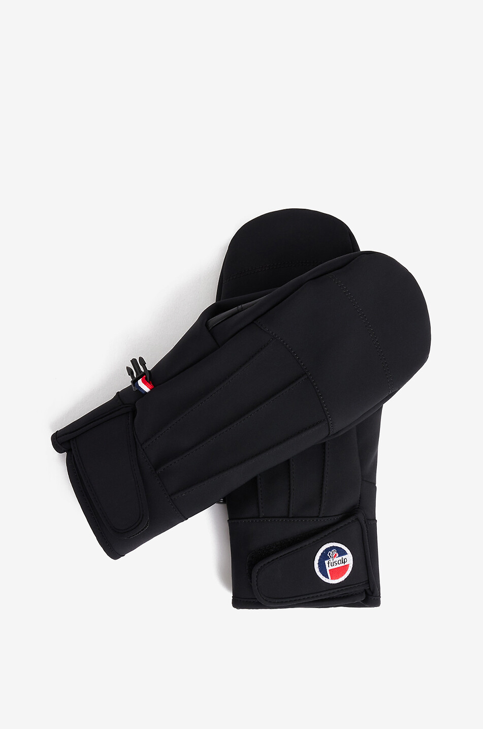 FUSALP Moufles de ski en softshell et cuir Glacier W Femme NOIR 2