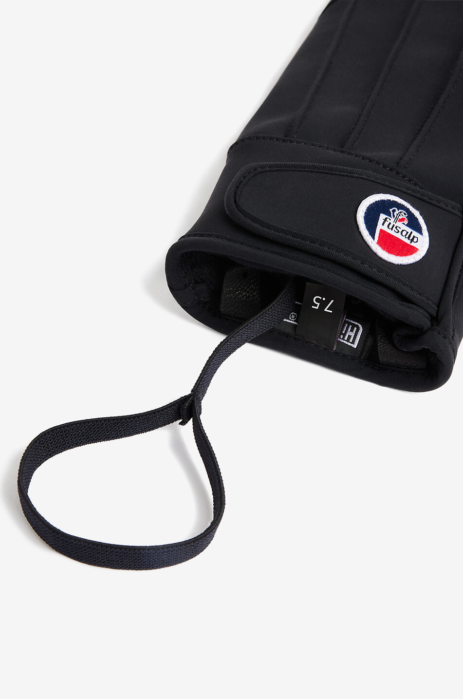 FUSALP Moufles de ski en softshell et cuir Glacier W Femme NOIR 3